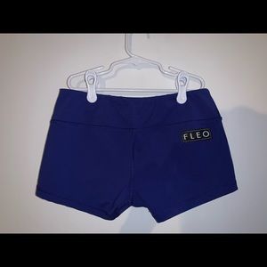 Royal Blue Fleo Shorts